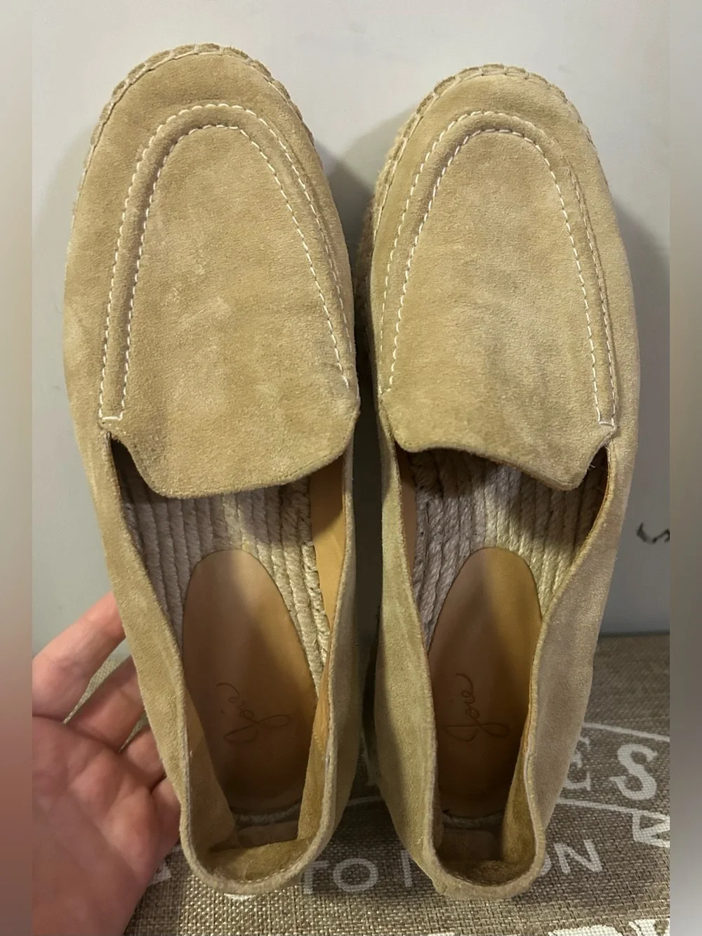 Joie Dafni beige suede
